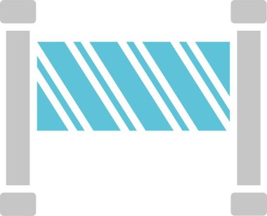 Bariyer Kabartması İki Renk Simgesi