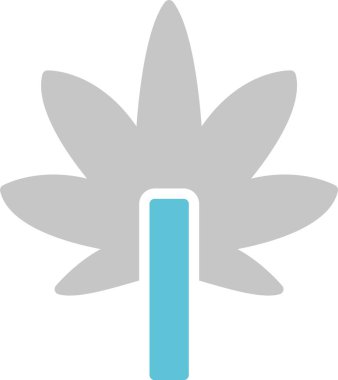 Kenevir Kabartması İki Renk Simgesi