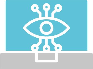 Casus Yazılım İki Renk Simgesi Simgesi