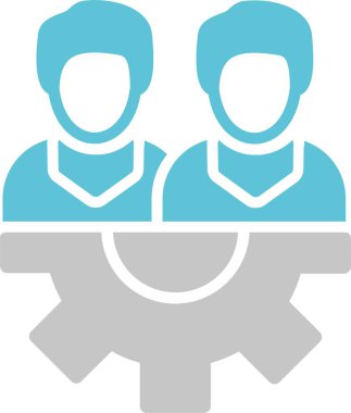 Grup Kabartması İki Renk Simgesi