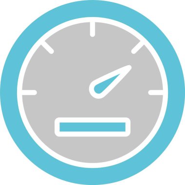 Performans Kabartması İki Renk Simgesi