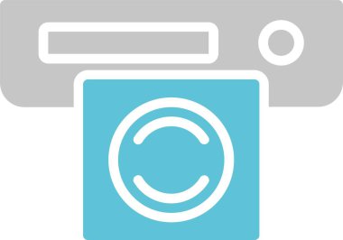 CD Oynatıcı Glyph İki Renk Simgesi