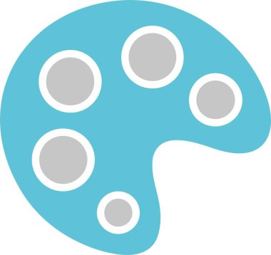 Renk paleti Glyph İki Renk Simgesi