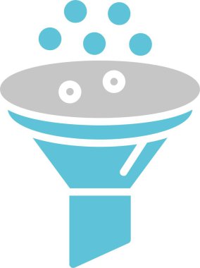 Filtre Kabartması İki Renk Simgesi