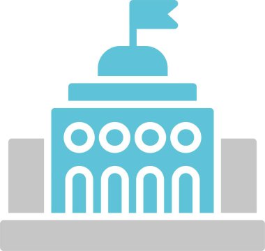 Hükümet Kabartması İki Renk Simgesi