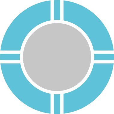 Güvenlik Sembolü İki Renk Simgesi