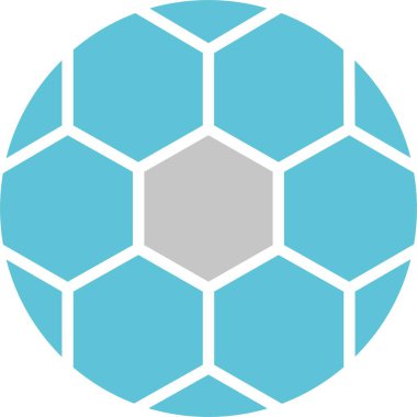 Futbol Kabartması İki Renk Simgesi