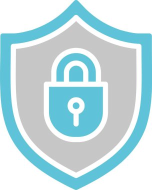 Korunan Kabartma İki Renk Simgesi