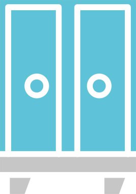 Dolap Kabartması İki Renk Simgesi