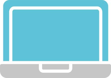 Laptop Glyph İki Renk Simgesi