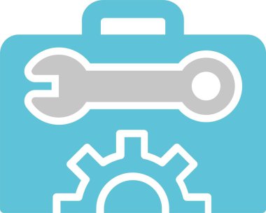 Araç gereç Kalıbı İki Renk Simgesi