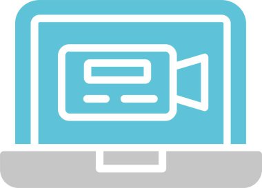 Vedio İki Renk Simgesini Çağır