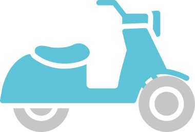 Scooter Glyph İki Renk Simgesi