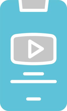 Sosyal Medya Sembolü İki Renk Simgesi