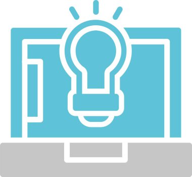 Fikir Kabartması İki Renk Simgesi