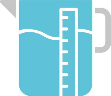 Sürahi Kabartma İki Renk Simgesi Ölçülüyor