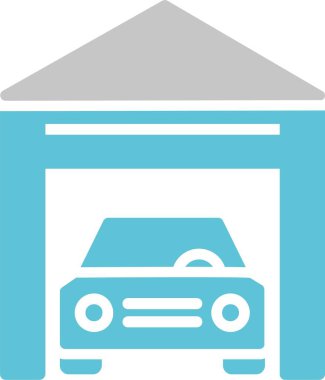 Garaj Kabartması İki Renk Simgesi