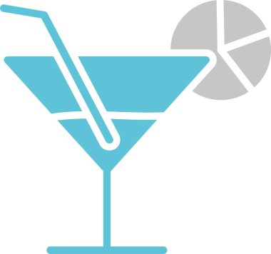 Cam Kabartma İki Renk Simgesi