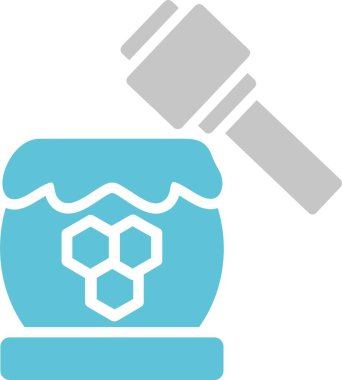 Bal Kabartması İki Renk Simgesi