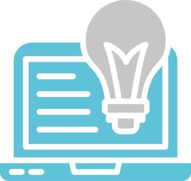 Fikir Kabartması İki Renk Simgesi