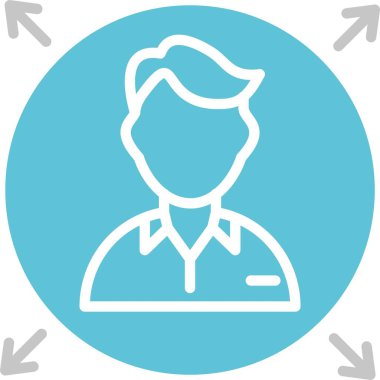 Lider Kabartma İki Renk Simgesi