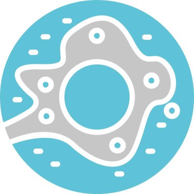 Çörek Kabartması İki Renk Simgesi