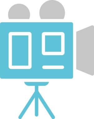 Video Kaydedici İki Renkli Simge