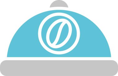 Gıda Tepsisi Kabartması İki Renk Simgesi