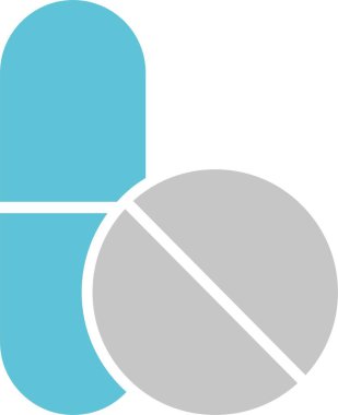 Eczane Kabartması İki Renk Simgesi