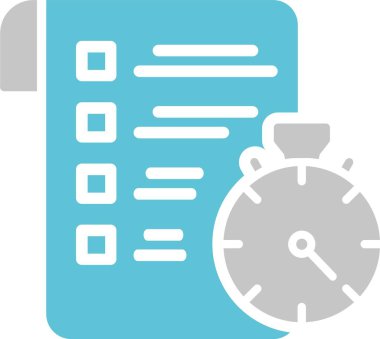 İşaretleme Listesi İki Renk Simgesi