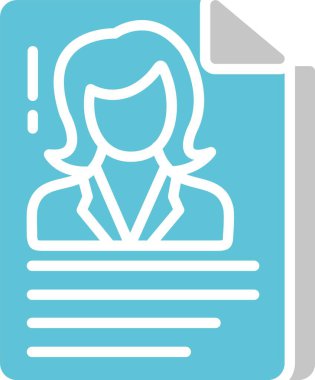 Belge Kabartması İki Renk Simgesi