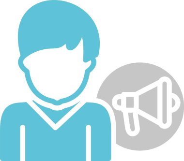 Kuyruk Kuyrukları Glyph İki Renk Simgesi