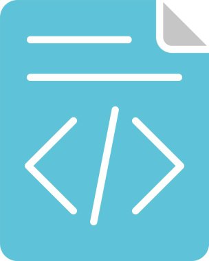 Dosya Uzantısı İki Renk Simgesi Simgesi