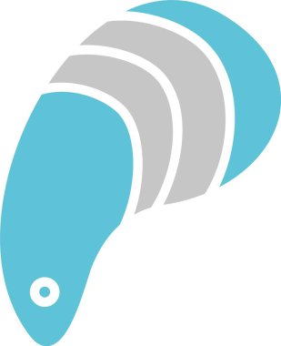 Midye Kabartması İki Renk Simgesi