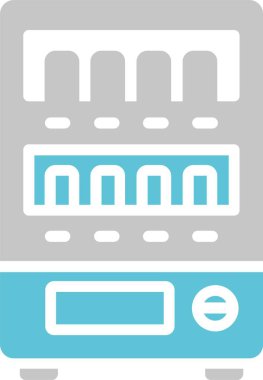 Otomat Kabartması İki Renk Simgesi