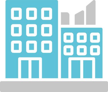 Daire Kabartması İki Renk Simgesi