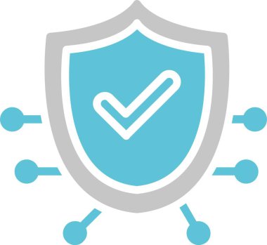 Koruma Sembolü İki Renk Simgesi