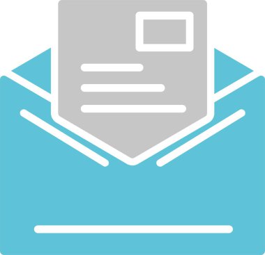 Harf Kabartması İki Renk Simgesi