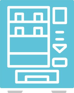 Otomat Kabartması İki Renk Simgesi