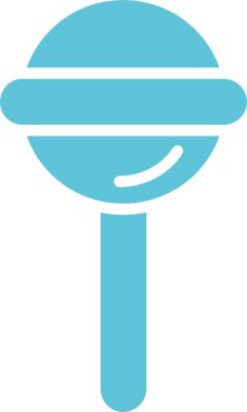 Lolipop Sembolü İki Renk Simgesi