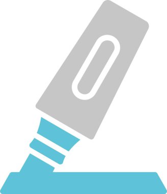 Vurgulayıcı Kabartma İki Renk Simgesi