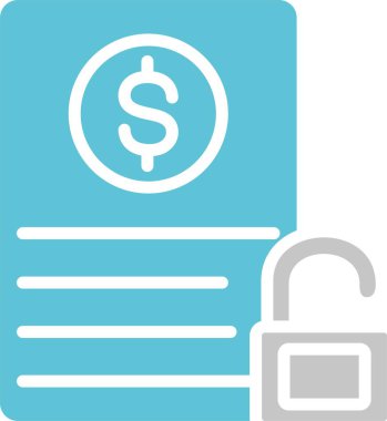 Güvensiz Kabartma İki Renk Simgesi