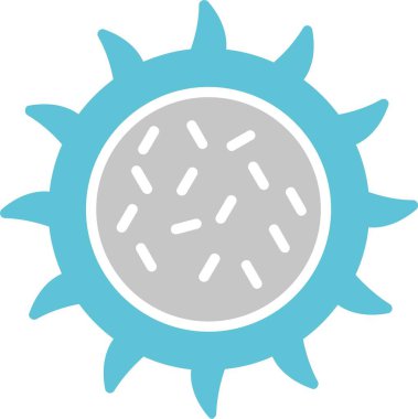 Ejder Meyvesi Sembolü İki Renk Simgesi