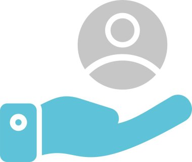 Kişisel Kabartma İki Renk Simgesi