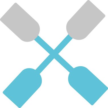 Kürek Kabartma İki Renk Simgesi