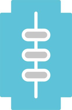 Kendine Zarar Veren Kabartma İki Renk Simgesi