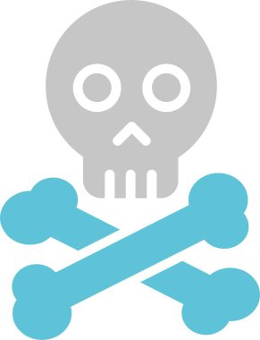 Kurukafa Kabartması İki Renk Simgesi