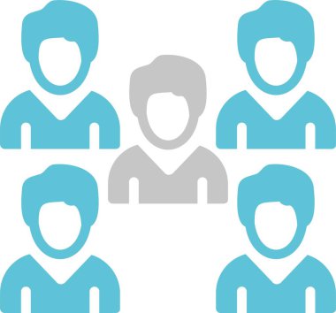 Takım Kabartması İki Renk Simgesi