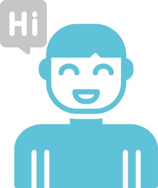 Çevirmen Glyph İki Renk Simgesi