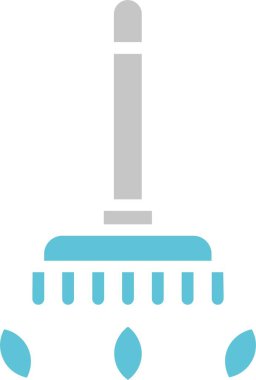 Tırmık Kabartma İki Renk Simgesi